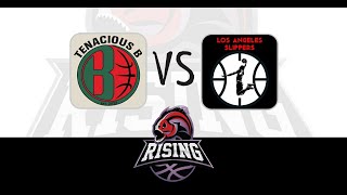 Jumpball  Rising League 2425  Tenacious B – Los Angeles Slippers 58 – 59 14102024 [upl. by Ailemap693]