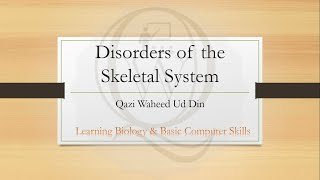 15 Most Common Disorders of the Skeletal System [upl. by Nyrmak]