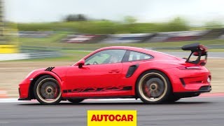 Porsche 911 GT3 RS 2018 review  513bhp roadgoing racer tested  Autocar [upl. by Lyndy]