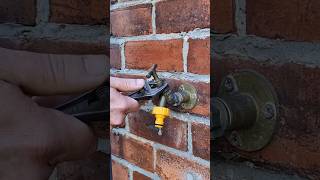 Outside Tap Washer Swap Quick Tutorial [upl. by Arotal]