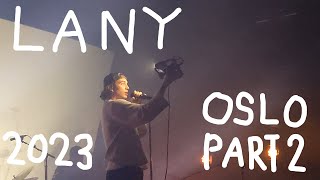 LANY – quota beautiful blurquot World Tour 2023 Live at ROCKEFELLER  OSLO Part 2 [upl. by Nnyllaf]