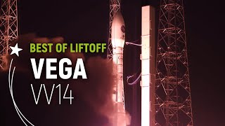 Flight VV14  Vega Best of Liftoff  Arianespace [upl. by Nele]