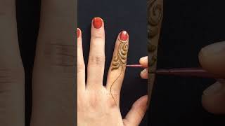 easy simple latest finger mehndi designbegginers mehndi designtrendy finger mehndi collection [upl. by Alonso814]