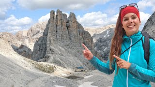 Große RosengartenUmrundung in Südtirol mit SanterpassKlettersteig [upl. by Yreffoeg231]