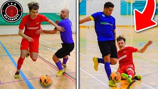 I Played in a PRO FUTSAL MATCH vs UNBEATEN TEAM Football Skills amp Goals [upl. by Linskey]