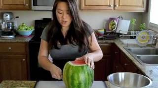 How to Pick a Good Watermelon and How to Cut It Up [upl. by Arikahs]