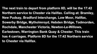 Leeds Station Announcements 08102020 [upl. by Wye]