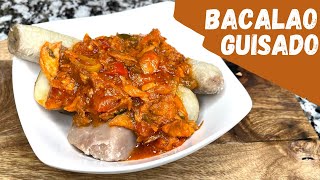 Como Hacer el MEJOR Bacalao Guisado con Viandas  Puerto Rican Cod FIsh Stew [upl. by Erhart]