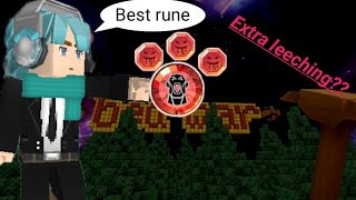 Power of rage S rune Bedwars  blockman go [upl. by Maryly]