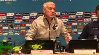 Didier Deschamps Team als Zünglein an der Waage  Ecuador  Frankreich  FIFA WM 2014 Brasilien [upl. by Leunamne]