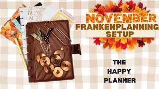 The Happy Planner November Frankenplanner setup Fall Refresh [upl. by Carl100]