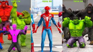 Shorts Video Collection KakakYayaTV Part 7  Coffin Dance Song cover trending gta superhero [upl. by Xino]