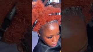 COMO HACER CABELLO AFRO FALSO cabelloafro peloafro crochetbraids [upl. by Meade]