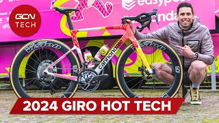 The Hottest Bikes amp Pro Tech Of The Giro dItalia 2024 [upl. by Lubbi80]