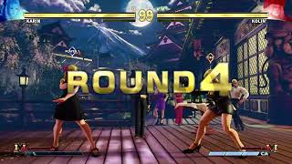 STREET FIGHTER V Karin vs Kolin [upl. by Repard]