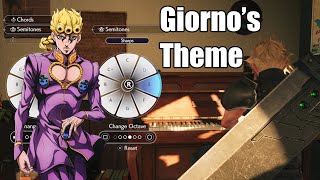 Cloud plays Giornos Theme  FF7 Rebirth [upl. by Tybi]