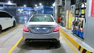 油耗測試 BENZ W205 C300 第二回高速油耗 [upl. by Akli]