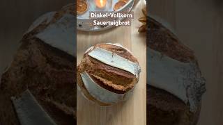 DinkelVollkorn Sauerteigbrot 🍞 Rezept in der Beschreibung sauerteigbrot sauerteig [upl. by Sampson]