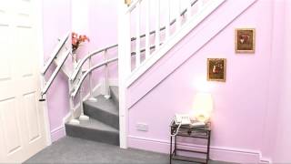 Handicare Stairlifts Hinged track Handicare 2000 [upl. by Aracal]