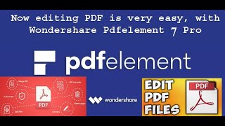 Wondershare Pdfelement 7 Pro [upl. by Aifos]