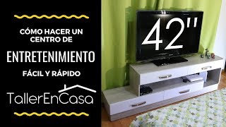 Cómo hacer centro de entretenimiento para TV Planos gratis [upl. by Snahc143]