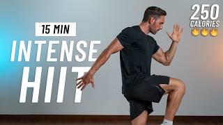 15 MIN INTENSE HIIT WORKOUT  ALL STANDING  Full Body Cardio No Equipment No Repeats [upl. by Mikkanen427]