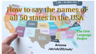 How to correctly pronounce all of the 50 states in the United States  Learn English ❤ [upl. by Uria]