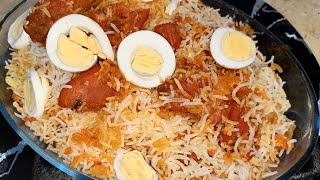 Hyderabadi Kacche Gosht Ki BiryaniWorld Famous Chicken Biryani Eid Special by Saman Ka Kitchen [upl. by Johansen]