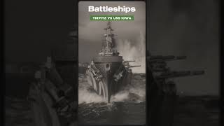 Battleship Tirpitz VS USS Iowa  World War 2 Battle of Battleships [upl. by Mcwherter]