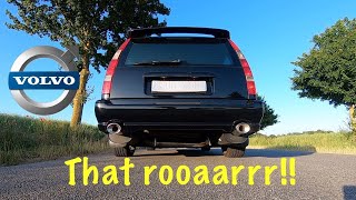 Volvo V70R exhaust sound with Simons Sport exhaust [upl. by Cowan]