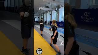 Fencing Sabre lesson [upl. by Ettedanreb]