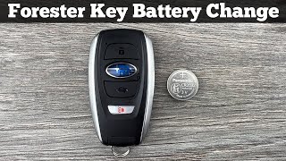 How To Change Subaru Forester Remote Fob Key Battery 2016  2023 DIY Replace Replacement Tutorial [upl. by Elsie257]