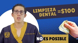 Limpieza dental BARATA por 100 pesos [upl. by Akinimod]