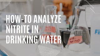 Howto analyze nitrite in a drinking water sample [upl. by Pelagias312]