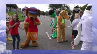 Admiral Swansea Bay 10k Mascot Race 2016 [upl. by Nowujalo]