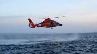 Coast Guard amp USCG Auxiliary  Helicopter Rescue Ops  AST Low Level Freefalls [upl. by Franek]