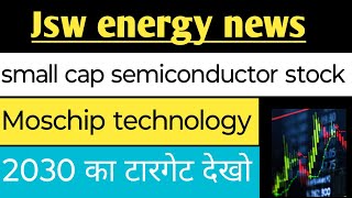 jsw energy share latest news  moschip technology share latest news  jswenergy [upl. by Notyalc]