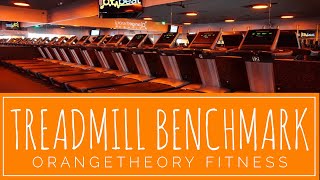 TREADMILL BENCHMARK  ORANGETHEORY FITNESS [upl. by Ainet172]