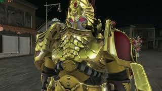 Fallout 4  Warhammer 40k Adeptus Custodes  Senior Custodian unit rework [upl. by Modesta722]