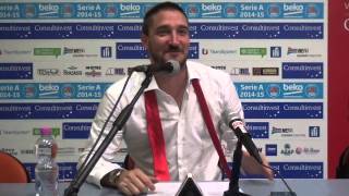 Coach Gianmarco Pozzecco post Consultinvest PesaroOpenjobmetis Varese [upl. by Mcgill]