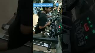 Running on treadmillrunning on treadmill tipsshortsshortsviral shortsvideo gymarmy [upl. by Suivatram708]