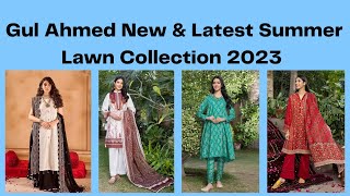 Gul Ahmed New amp Latest Summer Lawn Collection 2023  2023 Lawn Summer Collection  Ladies Lawn Suit [upl. by Aleunamme157]