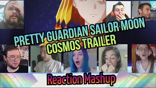 Pretty Guardian Sailor Moon Cosmos TRAILER  REACTION MASHUP [upl. by Ynatsed]