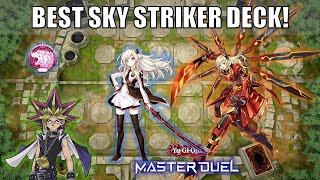 Best Sky Striker Deck  Crushing All Meta Decks  YuGiOh Master Duel [upl. by Bevin]