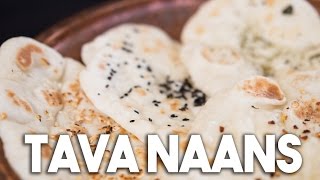 Tava NAANS  No TANDOOR Restaurant style bread [upl. by Gebhardt]