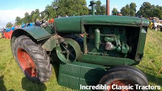 1938 Cockshut Hart Parr 73 Litre 4Cyl Petrol  Distillate Tractor 44 HP  Start Up [upl. by Nagyam252]