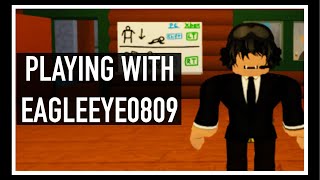 PLAYING WITH EAGLEEYE0809 Flee The Facility Roblox [upl. by Ariamo]