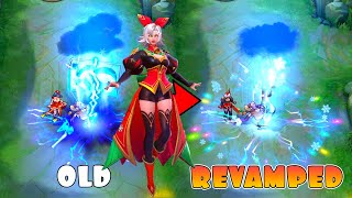 Eudora Revamped Christmas Carnival VS OLD Skill Effects MLBB [upl. by Eisen]