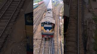 Rooftop View of Locomotive  Kamalapur Railway Station  bdtrain61 [upl. by Lecroy]