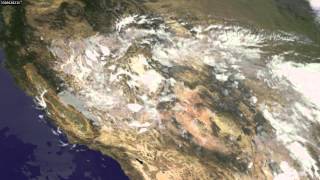 New Satellite Animation Shows Colorado Monsoon [upl. by Castorina]